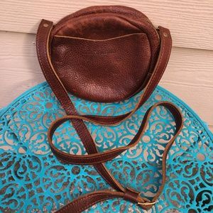 Round Portland Leather Goods crossbody bag